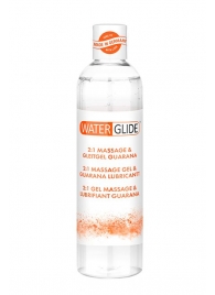 Гель-смазка 2-в-1 MASSAGE   LUBRICANT GUARANA - 300 мл. - Waterglide - купить с доставкой в Новокузнецке