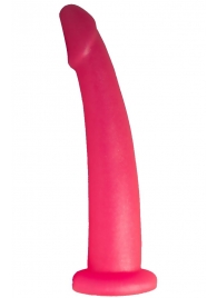 Розовый стимулятор простаты из геля - 18 см. - LOVETOY (А-Полимер) - в Новокузнецке купить с доставкой