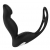 Черный вибромассажер простаты P-PLEASER W ERECTION ENHANCE - Dream Toys - в Новокузнецке купить с доставкой