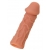 Телесная реалистичная насадка KOKOS Extreme Sleeve 05 с дополнительной стимуляцией - 12,7 см. - KOKOS - в Новокузнецке купить с доставкой
