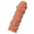 Телесная реалистичная насадка KOKOS Extreme Sleeve 11 с дополнительной стимуляцией - 12,7 см. - KOKOS - в Новокузнецке купить с доставкой