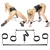 Комплект наручников и наножников с распорками Spread  em Bar and Cuff Set - Pipedream - купить с доставкой в Новокузнецке