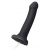 Черный фаллос с имитацией эякуляции Silicon Cum Dildo L - 19,6 см. - Strap-on-me - купить с доставкой в Новокузнецке