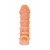 Телесная закрытая насадка с пупырышками Cock Sleeve Size M - 15,6 см. - KOKOS - в Новокузнецке купить с доставкой