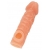 Телесная закрытая насадка с шершавой головкой Cock Sleeve Size M - 15,6 см. - KOKOS - в Новокузнецке купить с доставкой