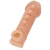 Телесная закрытая насадка с шишечками Cock Sleeve Size L - 17,6 см. - KOKOS - в Новокузнецке купить с доставкой