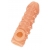 Телесная закрытая насадка с пучками шишечек Cock Sleeve Size M - 15,6 см. - KOKOS - в Новокузнецке купить с доставкой