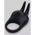 Черное эрекционное виброкольцо Sensation Rechargeable Vibrating Rabbit Love Ring - Fifty Shades of Grey - в Новокузнецке купить с доставкой