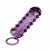 Закрытая фиолетовая насадка с пупырышками SAMURAI PENIS SLEEVE PURPLE - 14,5 см. - NMC - в Новокузнецке купить с доставкой
