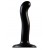 Черный фаллоимитатор-насадка Strap-On-Me P G spot Dildo size S - 16,4 см. - Strap-on-me - купить с доставкой в Новокузнецке