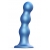Голубая насадка Strap-On-Me Dildo Plug Balls size S - Strap-on-me - купить с доставкой в Новокузнецке