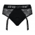 Черные трусики для насадок Diva Lingerie Harness - size M - Strap-on-me - купить с доставкой в Новокузнецке