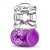 Фиолетовое эрекционное виброкольцо Pleaser Rechargeable C-Ring - Blush Novelties - в Новокузнецке купить с доставкой