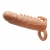 Телесная удлиняющая насадка Penis Sleeve Emmitt - 17 см. - Baile - в Новокузнецке купить с доставкой
