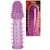 Фиолетовая насадка, удлиняющая половой член - 13,5 см. - Toyfa Basic - в Новокузнецке купить с доставкой