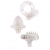 Набор из 3 прозрачных эрекционных колец с вибрацией Teasers Ring Kit - Chisa - в Новокузнецке купить с доставкой