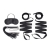 Эротический набор 4PC Bondage Bed Strap   Flogger Kit - Lux Fetish - купить с доставкой в Новокузнецке