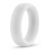 Белое люминесцентное эрекционное кольцо Silicone Glo Cock Ring - Blush Novelties - в Новокузнецке купить с доставкой