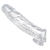 Прозрачная насадка для увеличения члена Realistic Clear Penis Enhancer and Ball Stretcher - 20,3 см. - XR Brands - в Новокузнецке купить с доставкой