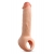 Телесная насадка-удлинитель Thrive 8.75 Inch Realistic Penis Extender Sleeve - 22,2 см. - Blush Novelties - в Новокузнецке купить с доставкой