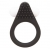 Чёрное эрекционное кольцо LIT-UP SILICONE STIMU RING 1 BLACK - Dream Toys - в Новокузнецке купить с доставкой