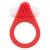 Красное эрекционное кольцо LIT-UP SILICONE STIMU RING 1 RED - Dream Toys - в Новокузнецке купить с доставкой