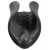 Чёрный мастурбатор Vibrating Silicone Stimulator с вибрацией - Pipedream - в Новокузнецке купить с доставкой