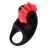 Чёрно-красное эрекционное виброкольцо Erotist - Erotist Adult Toys - в Новокузнецке купить с доставкой