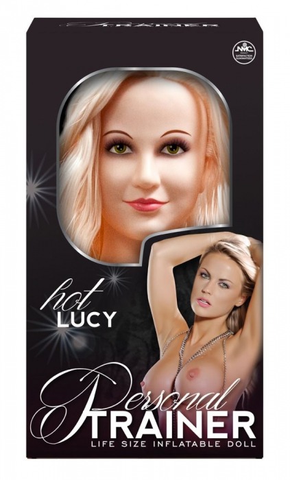 Надувная кукла с вибрацией и 2 любовными отверстиями Hot Lucy Lifesize Love Doll - NMC - в Новокузнецке купить с доставкой