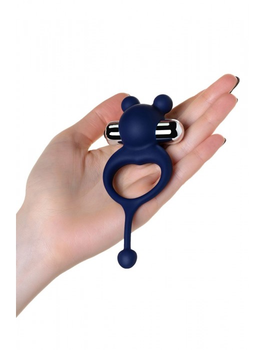 Синее виброкольцо с хвостиком JOS MICKEY - JOS - в Новокузнецке купить с доставкой