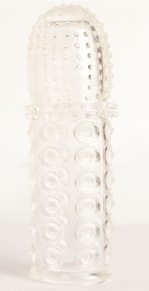 Прозрачная закрытая гелевая насадка - 13,5 см. - Toyfa Basic - в Новокузнецке купить с доставкой Прозрачная закрытая гелевая насадка - 13,5 см. - Toyfa Basic - в Новокузнецке купить с доставкой