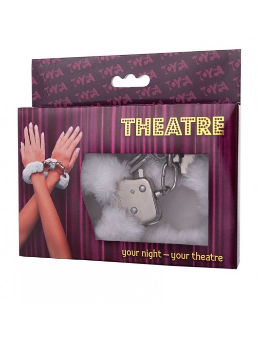 Наручники с белой меховой опушкой - ToyFa - купить с доставкой в Новокузнецке
