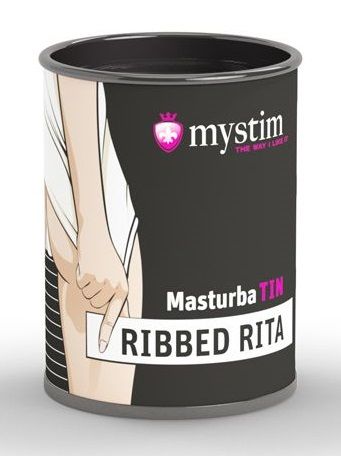 Компактный мастурбатор MasturbaTIN Ribbed Rita - MyStim - в Новокузнецке купить с доставкой