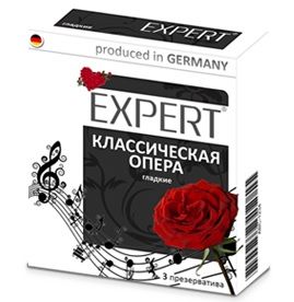 Гладкие презервативы Expert  Классическая опера  - 3 шт. - Expert - купить с доставкой в Новокузнецке