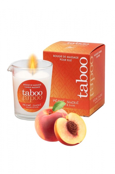 Массажное аромамасло с афродизиаками для женщин RUF Taboo Peche sucre - 60 гр. - RUF - купить с доставкой в Новокузнецке