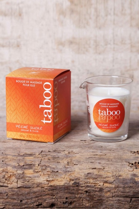Массажное аромамасло с афродизиаками для женщин RUF Taboo Peche sucre - 60 гр. - RUF - купить с доставкой в Новокузнецке