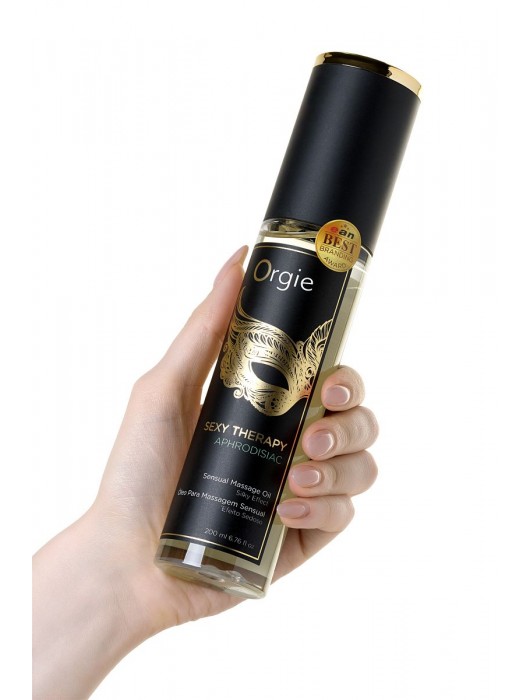 Минеральное массажное масло Orgie Sexy Therapy Afrodisiac - 200 мл. - ORGIE - купить с доставкой в Новокузнецке