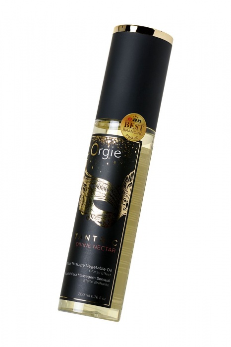 Растительное массажное масло Orgie Tantric Divine Nectar - 200 мл. - ORGIE - купить с доставкой в Новокузнецке