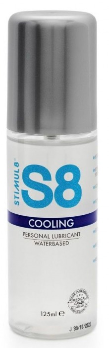 Охлаждающий лубрикант на водной основе S8 Cooling Lube - 125 мл. - Stimul8 - купить с доставкой в Новокузнецке