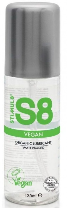 Веганский лубрикант на водной основе S8 Vegan Lube - 125 мл. - Stimul8 - купить с доставкой в Новокузнецке