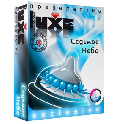 Презерватив LUXE  Exclusive  Седьмое небо  - 1 шт. - Luxe - купить с доставкой в Новокузнецке