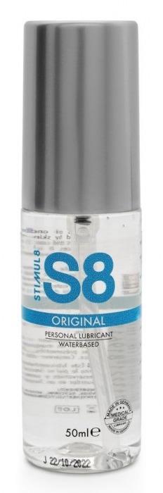 Универсальный лубрикант на водной осноdе S8 Original Lube - 50 мл. - Stimul8 - купить с доставкой в Новокузнецке