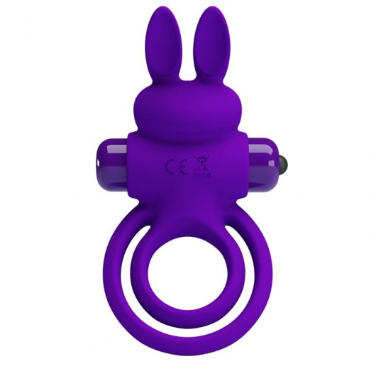 Фиолетовое эрекционное кольцо с вибростимуляцией клитора Vibrant Penis Ring III - Baile - в Новокузнецке купить с доставкой