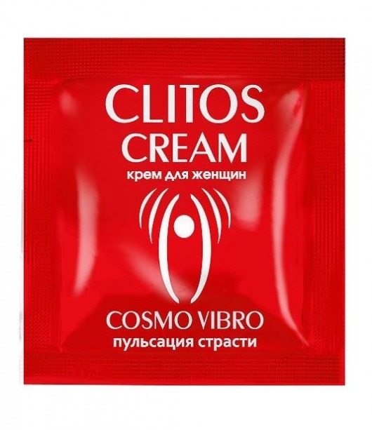 Пробник возбуждающего крема для женщин Clitos Cream - 1,5 гр. - Биоритм - купить с доставкой в Новокузнецке