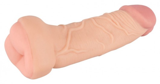 Телесная насадка-мастурбатор 2-in-1 Extension Masturbator - 21 см. - Orion - в Новокузнецке купить с доставкой