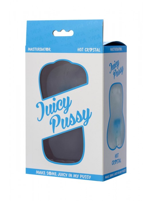 Прозрачный реалистичный мастурбатор Juicy Pussy Hot Crystal - ToyFa - в Новокузнецке купить с доставкой