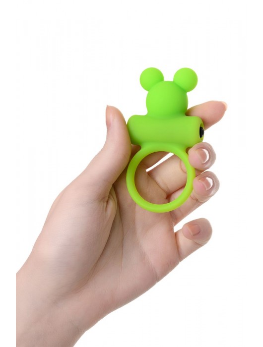 Зеленое виброкольцо на пенис A-Toys - A-toys - в Новокузнецке купить с доставкой