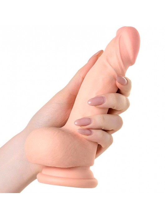 Реалистичный перезаряжаемый вибратор с пультом ДУ - 13 см. - ToyFa