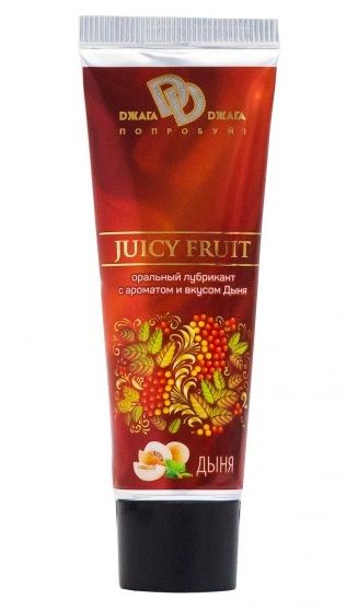 Интимный съедобный лубрикант JUICY FRUIT с ароматом дыни - 30 мл. - БиоМед - купить с доставкой в Новокузнецке