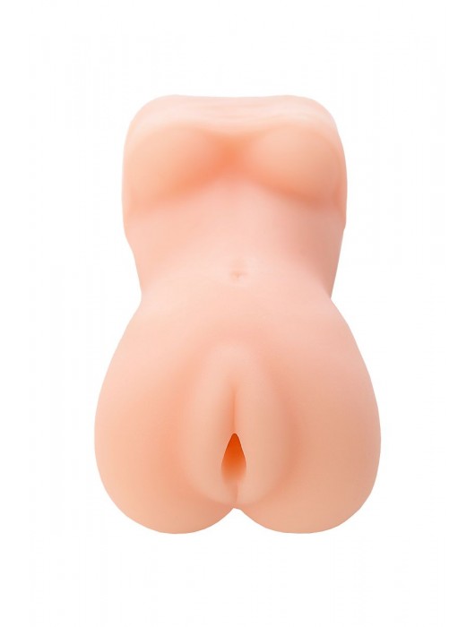 Телесный мастурбатор в виде женской фигурки - Toyfa Basic - в Новокузнецке купить с доставкой